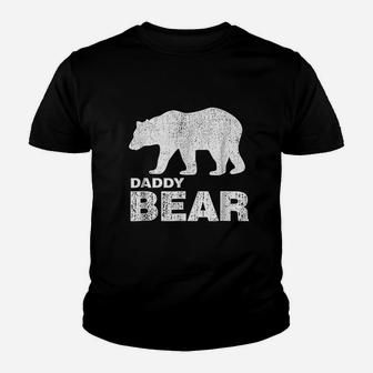 Papa Or Daddy Bear Distressed, dad birthday gifts Kid T-Shirt - Seseable