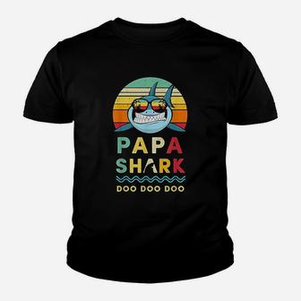 Papa Shark Gift For Papa, best christmas gifts for dad Kid T-Shirt - Seseable