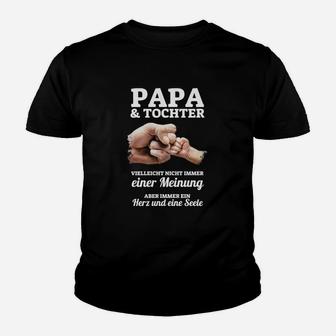 Papa & Tochter Herz und Seele Kinder Tshirt, Bekenntnis für Väter - Seseable