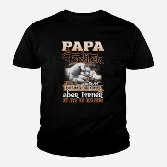 Papa Tochter Immer Ein Herz Und Eine Seele Kinder T-Shirt - Seseable