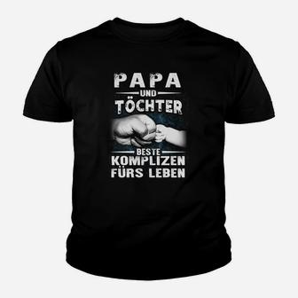 Papa und Tochter Beste Komplizen Kinder Tshirt, Partnerlook Vater Kind - Seseable