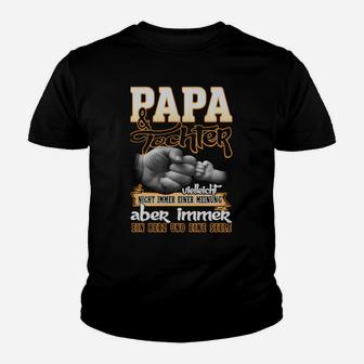 Papa und Tochter Herz an Herz Verbundenheits-Kinder Tshirt, Einzigartiges Familien-Design - Seseable