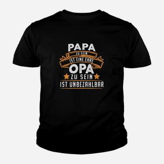 Papa Zu Sein Ist Eine Ehre Kinder T-Shirt - Seseable