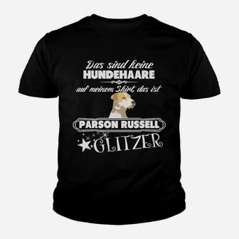 Parson Russell Glitzer Kinder Tshirt für Hundehaar-Liebhaber - Seseable