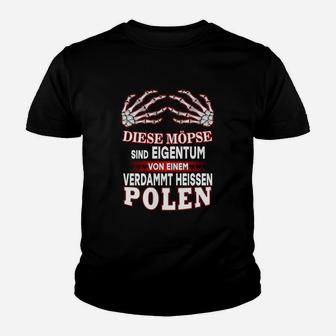 Patriotisches Polen-Kinder Tshirt mit Spruch, Nationalstolz Design - Seseable