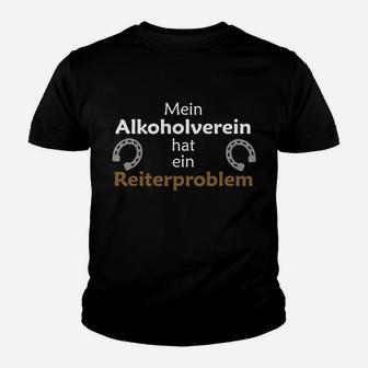 Perde Alkoholhollein Reiterprobube Kinder T-Shirt - Seseable