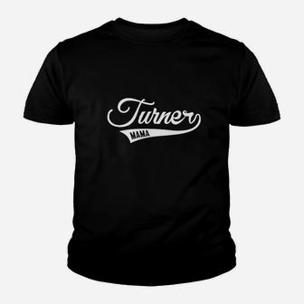 Personalisiertes Turner Mama Kinder Tshirt in Schwarz, Ideales Muttertreffen Outfit - Seseable