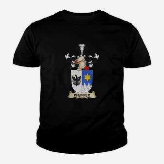 Pfeiffer Coat Of Arms Austrian Family Crests Austrian Family Crests Kid T-Shirt - Seseable