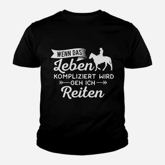 Pferd Pferde Reiten Reiter Reiterin Kinder T-Shirt - Seseable