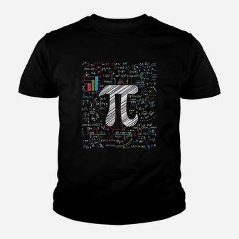 Pi Day Math Equation Math Teacher Student Geek Gifts Kid T-Shirt - Seseable