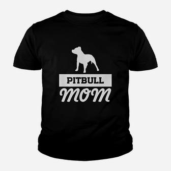 Pitbull Mom For Women Dog Mom Kid T-Shirt - Seseable