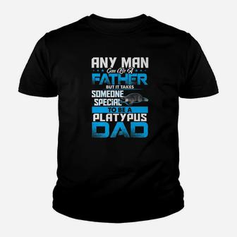 Platypus Dad Animal Lovers Fathers Day Gif Kid T-Shirt - Seseable