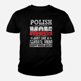 Polish Dad Just Like A Normal Dad Except Much Cooler Shirt Kid T-Shirt - Seseable