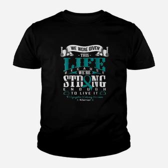Polycystic Kidney Disease Pkd Awareness Strong Warrior Youth T-shirt - Seseable