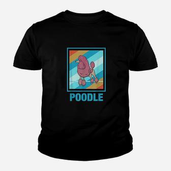 Poodle Dog Lovers Kid T-Shirt - Seseable