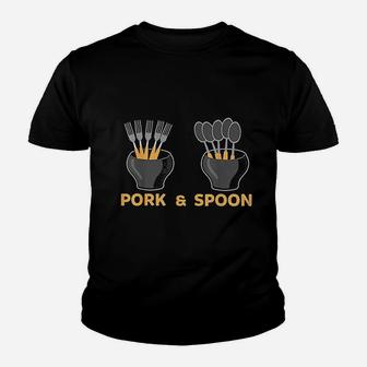 Pork And Spoon Pun Filipino Prank Joke For Pinoys Kid T-Shirt - Seseable