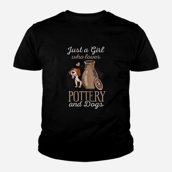 Pottery Dogs Funny Dogs Potter Dog Lover Gift Kid T-Shirt - Seseable