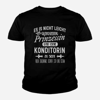 Prinzessin Und Konditorin Kinder T-Shirt - Seseable