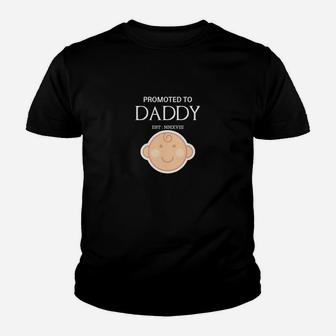 Promoted To Daddy Est 2018 Shirt Gifts For New Dad Kid T-Shirt - Seseable