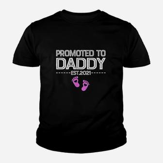 Promoted To Daddy Its A Girl Est 2021 New Dad First Daddy Kid T-Shirt - Seseable
