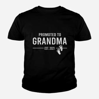 Promoted To Grandma Est 2021 Going To Be New Grandma 2021 Kid T-Shirt - Seseable