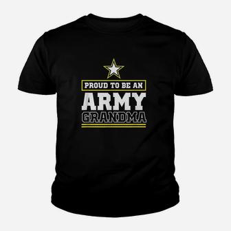 Proud Army Grandma Proud To Be An Army Grandma Kid T-Shirt - Seseable