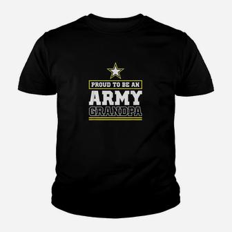 Proud Army Grandpa Proud To Be An Army Grandpa Kid T-Shirt - Seseable