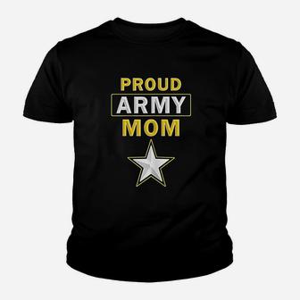 Proud Army Mom Us Army Mom Proud Gift Mothers Day Kid T-Shirt - Seseable