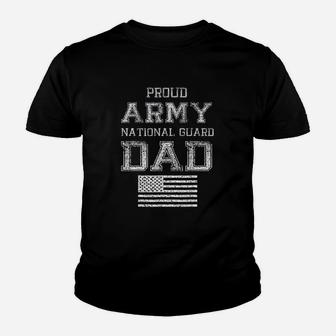 Proud Army National Guard Dad Kid T-Shirt - Seseable