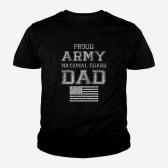 Proud Army National Guard Dad Us Military Gift Kid T-Shirt - Seseable