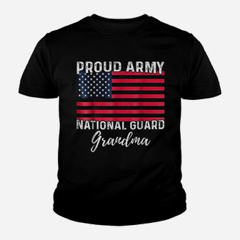 Proud Army National Guard Grandma Kid T-Shirt - Seseable