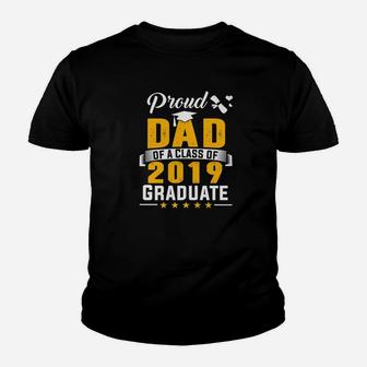 Proud Dad Of A Class Of 2019 Graduate Premium Kid T-Shirt - Seseable