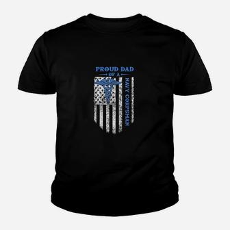 Proud Dad Of A Navy Corpsman Kid T-Shirt - Seseable