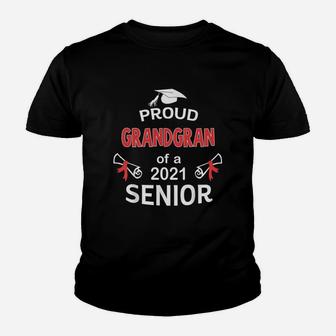 Proud Grandgran Of A 2021 Senior Graduation 2021 Awesome Family Proud Gift Kid T-Shirt - Seseable