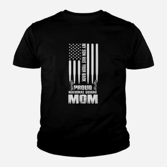 Proud National Guard Mom Army Mom Kid T-Shirt - Seseable