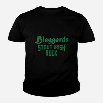 Proud To Be Blaggards - Stout Irish Rock green By Blaggards Tshirt Kid T-Shirt - Seseable