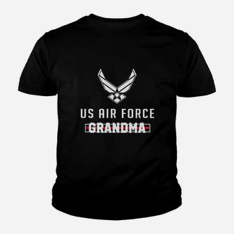 Proud Us Air Force Grandma Military Pride Kid T-Shirt - Seseable