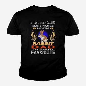 Rabbit Dad Is My Favorite Kid T-Shirt - Seseable