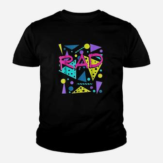 Rad 1980s Vintage Eighties Costume Party Kid T-Shirt - Seseable