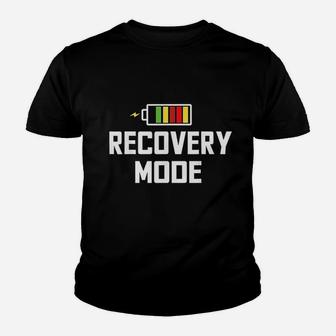 Recovery Mode Get Well Funny Post Injury Surgery Rehab Kid T-Shirt - Seseable