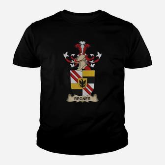Regner Family Crest Austrian Family Crests Austrian Family Crests Kid T-Shirt | Seseable CA