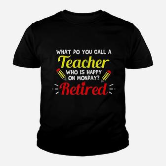 Retired Teacher Teacher Retirement Kid T-Shirt - Seseable