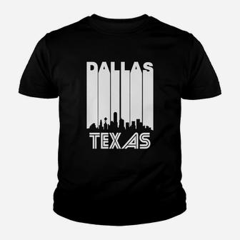 Retro Dallas Skyline Kid T-Shirt - Seseable