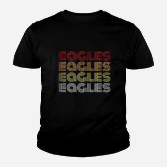 Retro Style Eagles Vintage Colors Kid T-Shirt - Seseable