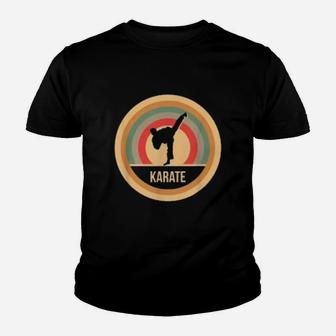 Retro Vintage Karate Gift For Karateka Kid T-Shirt - Seseable