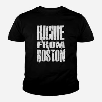 Richie From Boston Conspiracy Meme Blogger Truther Vlogger Kid T-Shirt - Seseable