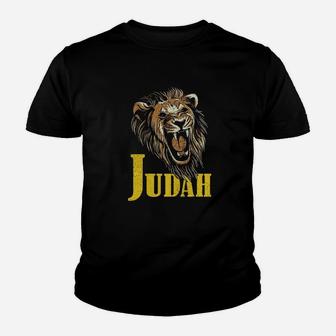 Roar Lion Tribe Judah Symbol Torah Hebrew Israelite T Shirt Kid T-Shirt - Seseable