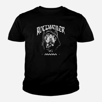 Rottweiler Mama Handgezeichnet Kinder T-Shirt - Seseable