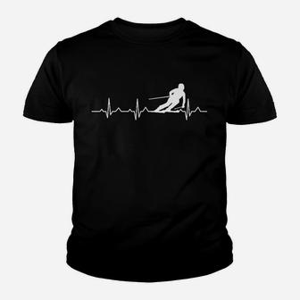 Ruderer-Puls Herren Kinder Tshirt in Schwarz, Sportliches Design - Seseable