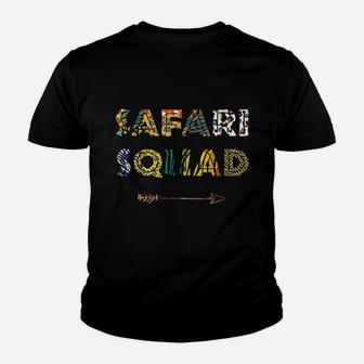 Safari Squad African Family Vacation Kid T-Shirt - Seseable